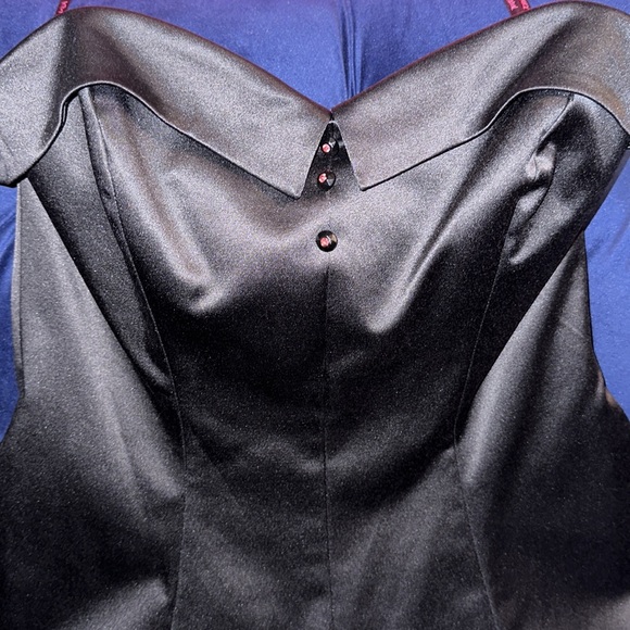 Betsey Johnson Black Strapless Dress - Picture 4 of 11